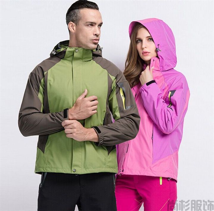 長絨內膽沖鋒衣--男士灰色(圖6) 長絨內膽沖鋒衣--男士灰色(圖6)