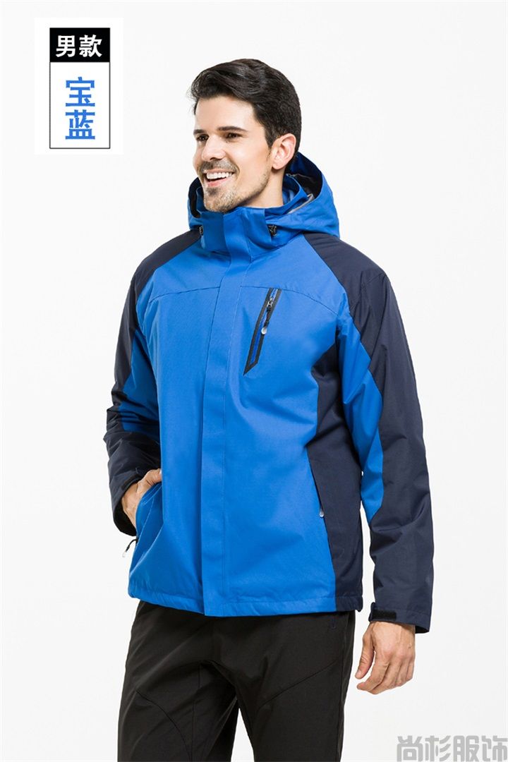 兩件套沖鋒衣男款黑色(圖6) 兩件套沖鋒衣男款黑色(圖6)